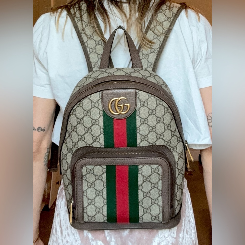 GUCCI OPHIDIA GG SMALL BACKPACK
